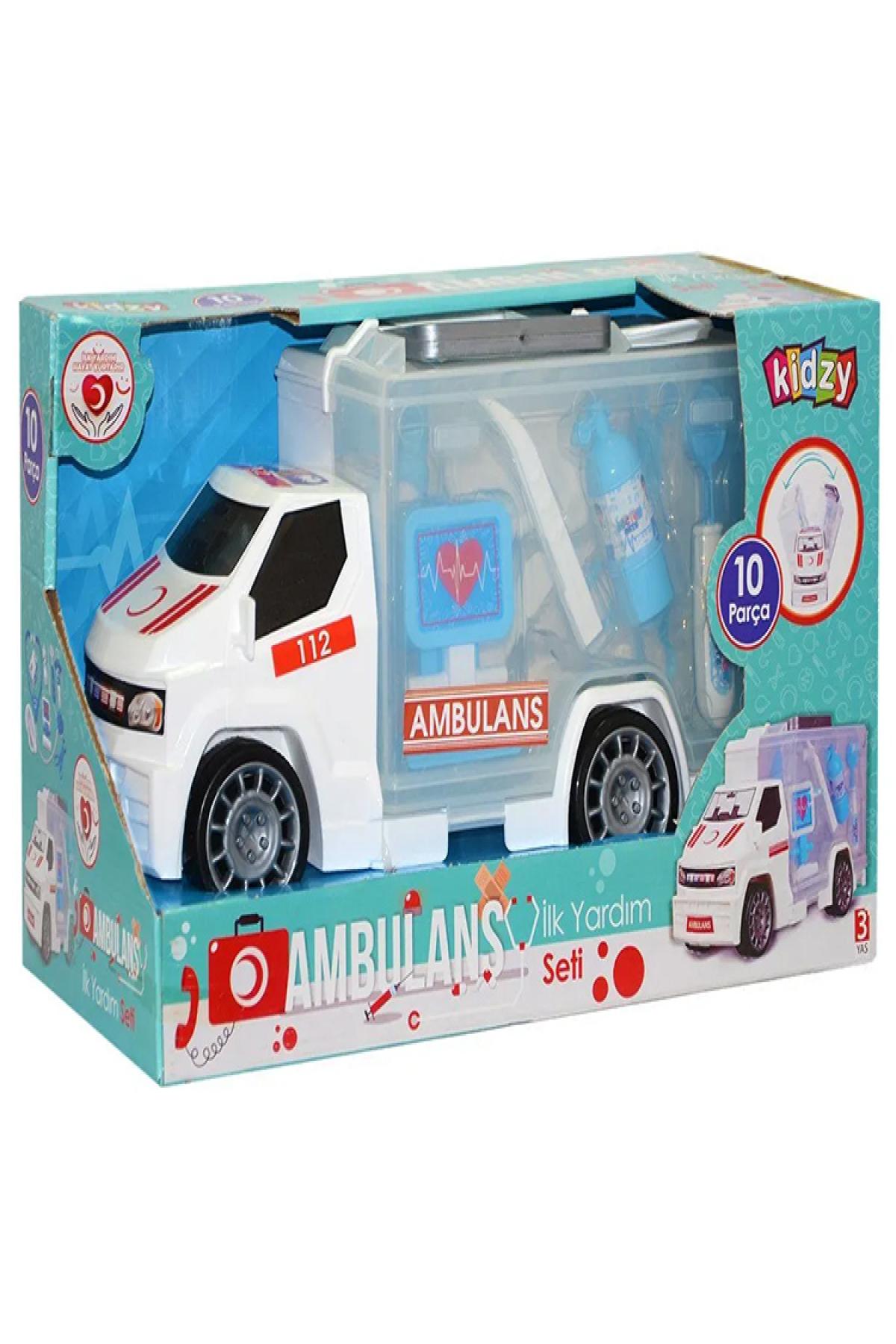 King Toys Mrt-66 Çantalı Ambulans Aracı oyck
