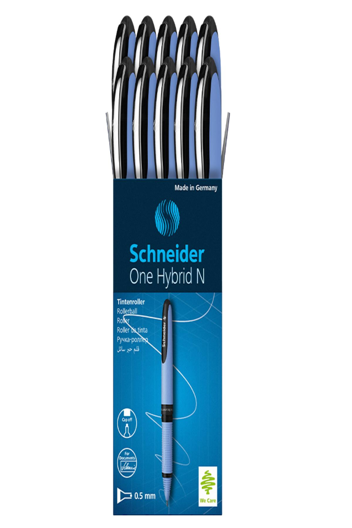 Schneider One Hybrid N İğne Uçlu 0.5 Roller Kalem Siyah 183501 Scr231