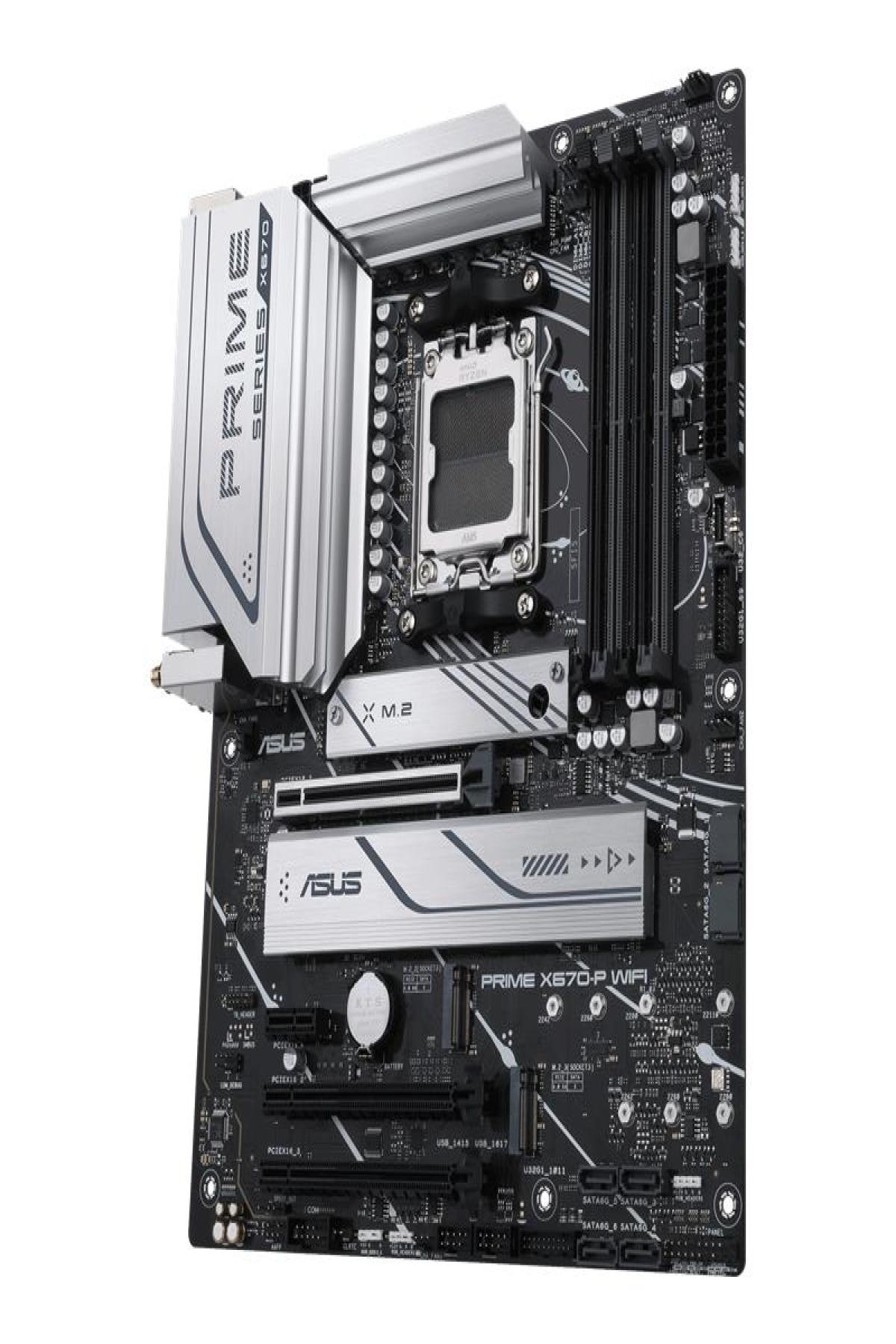 ASUS PRIME X670 P WIFI DDR5 6400MHZ 1XHDMI 1XDP 3XM.2 USB 3.2 ATX AM5 (AMD AM5 7000 SERİSİ İŞLEMCİ UYUMLU)