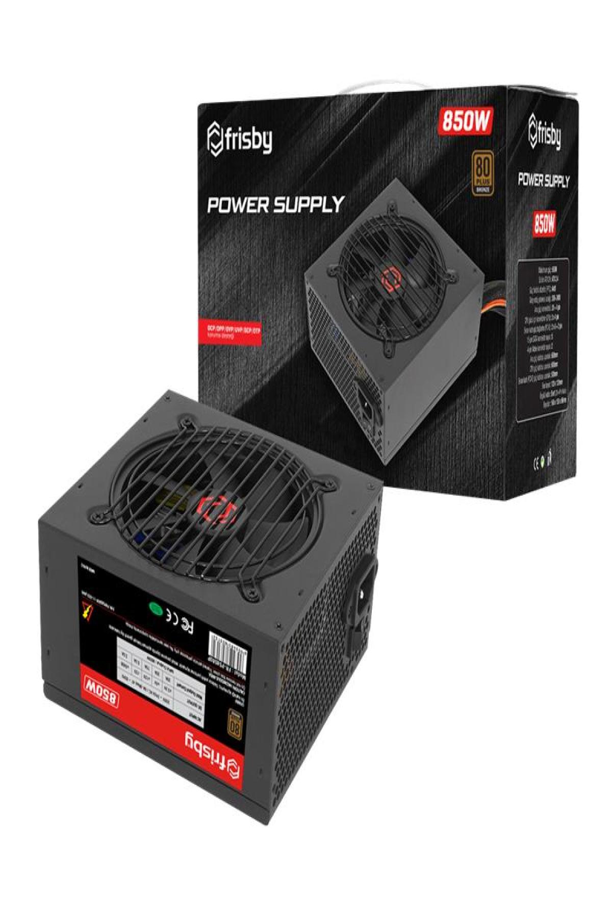 FRISBY FR PS8580P 850W 80 PLUS BRONZ POWER SUPPLY