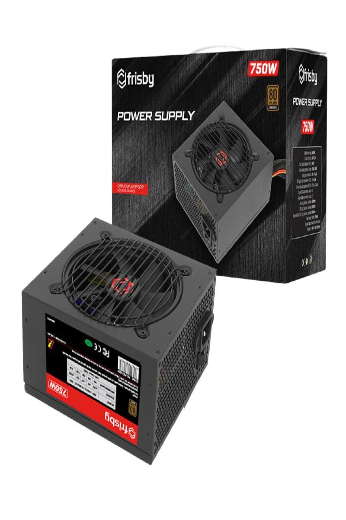 FRISBY FR PS7580P 750W 80 PLUS BRONZ POWER SUPPLY