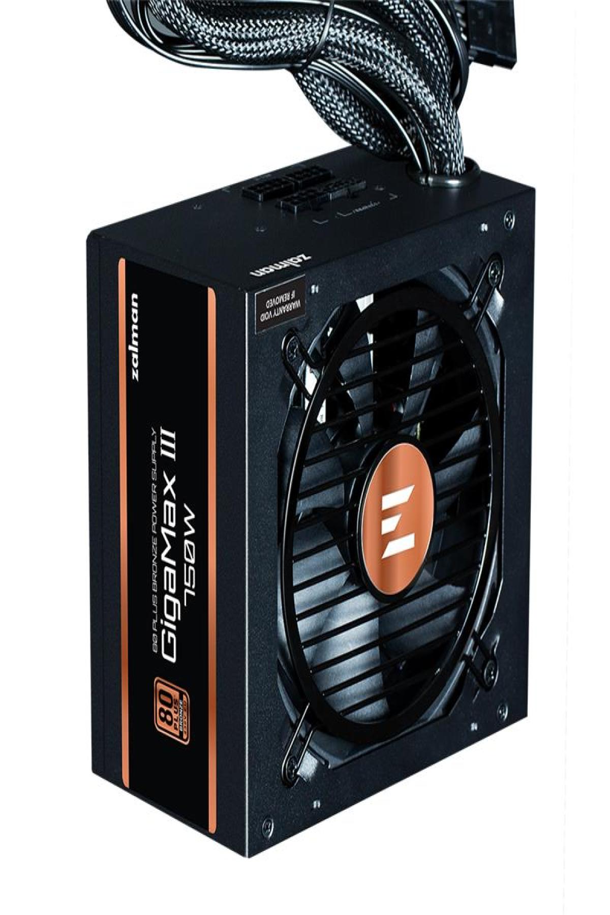 ZALMAN ZM750 GV3 (GIGAMAXIII 750W) +80 PLUS BRONZE GEN5 YÜKSEK KORUMA DEVRE TASARIMI GÜÇ KAYNAĞI