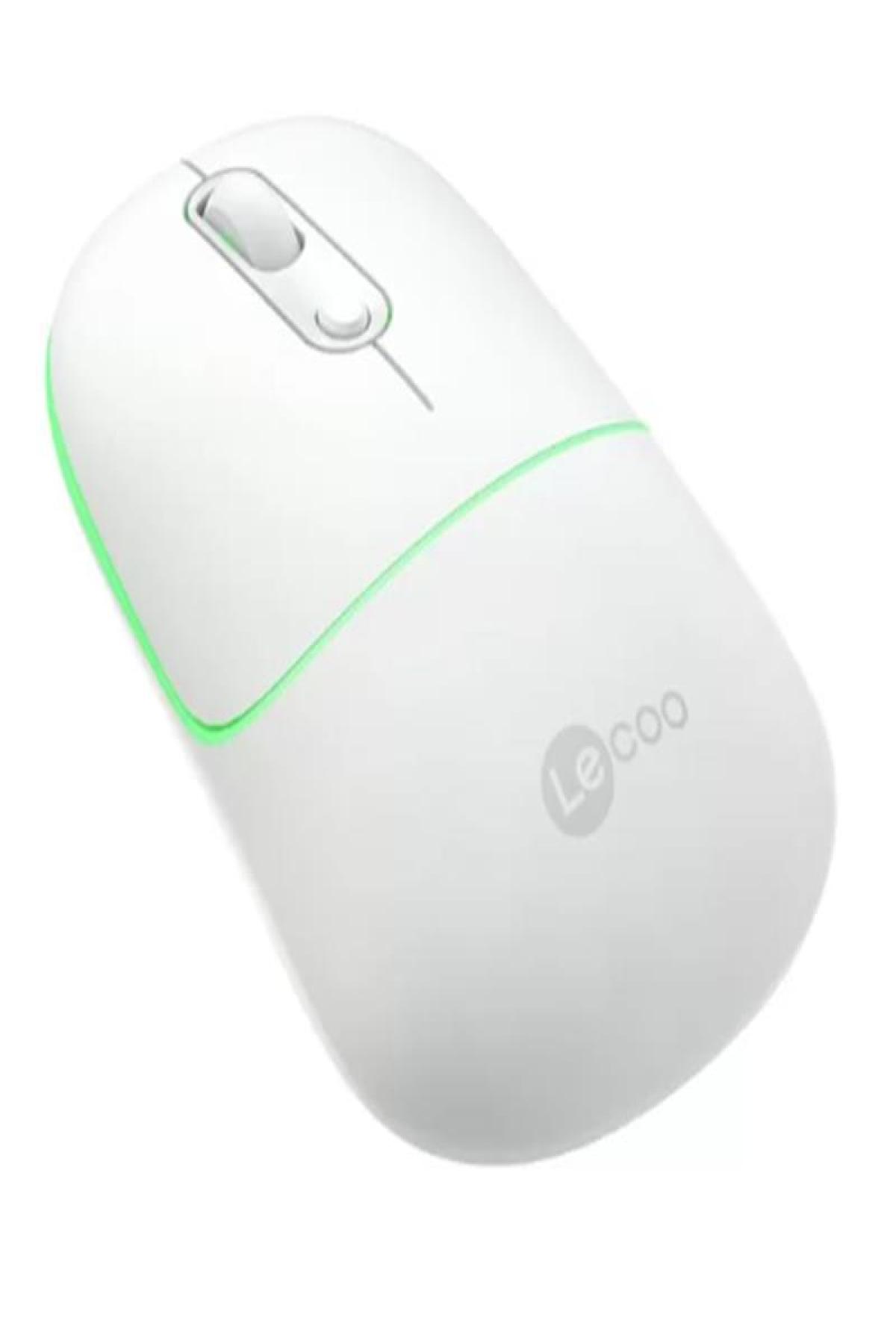 LENOVO LECOO USB OPTİK KABLOSUZ MOUSE BEYAZ WS210-B