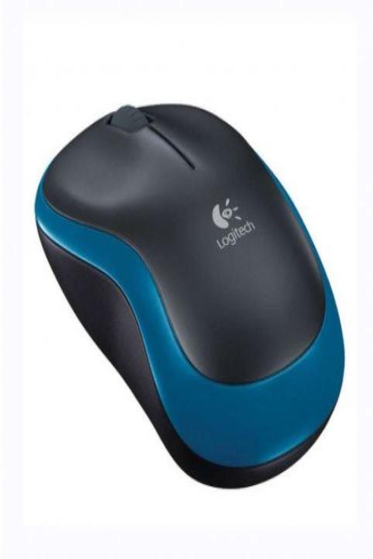 LOGITECH M185 KABLOSUZ USB MOUSE MAVİ 910-002236