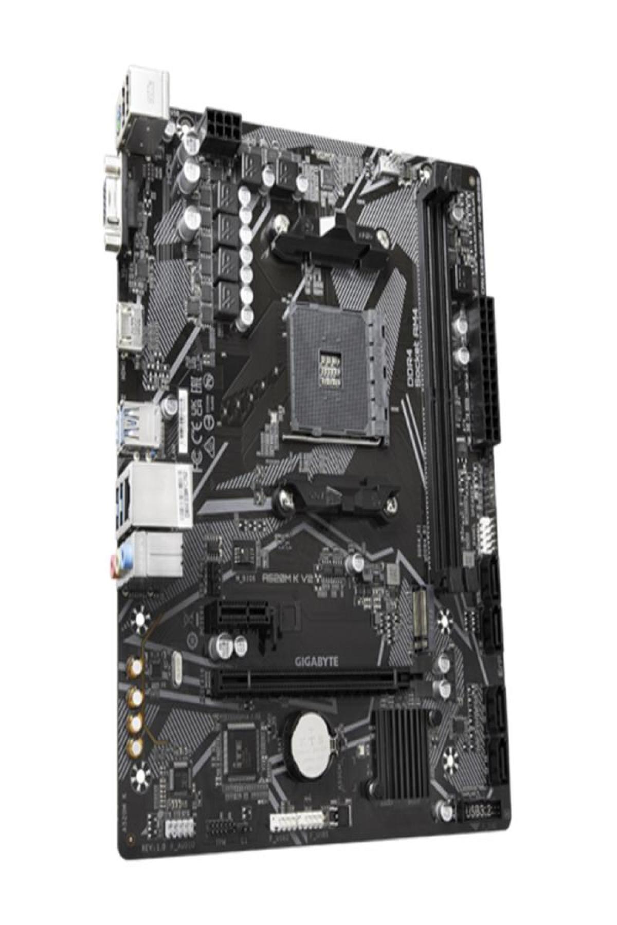 GIGABYTE A520M-K V2 DDR4 5100MHZ 1XVGA 1XHDMI 1XM.2 USB 3.2 MATX AM4 (AMD AM4 5000/4000 /3000 SERİSİ İLE UYUMLU)